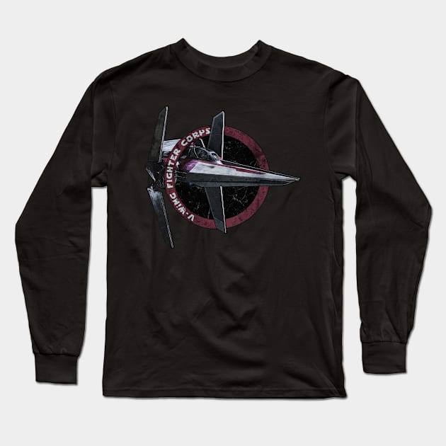 V - WING FIGHTER CORPS Long Sleeve T-Shirt by mamahkian